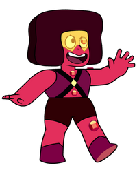 Ruby - Left Shoulder, Left Eye, Left Knee, Belly and Chest Gems