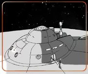 A Doppelganger warp system undergoing a service inspection.