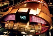 The warp core of an NX-class starship