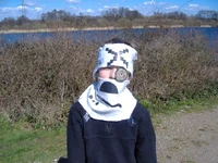 Although CGI Borg drones were used for most episodes, the team experimented with a 'real' Borg once or twice