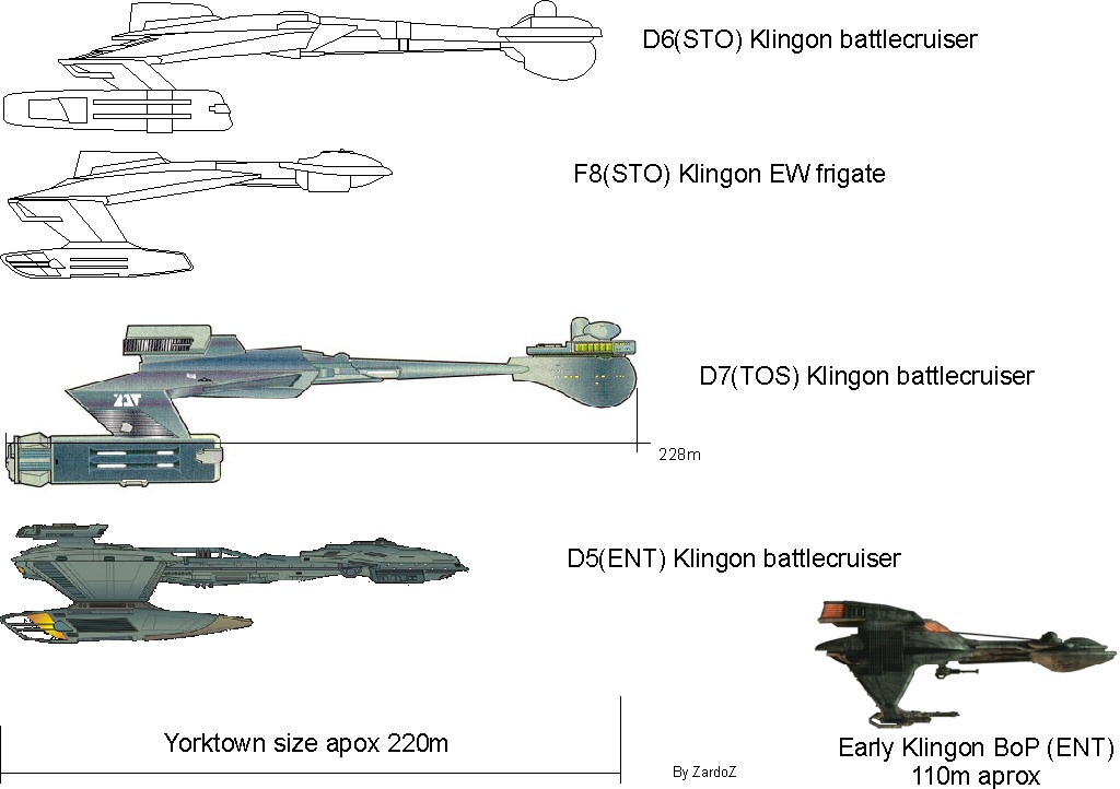 star trek klingon starships