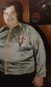Commodore Caffey in dress uniform crop