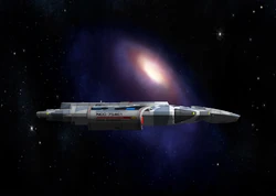 USS Avenger Sideview