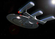 The USS Ticonderoga from 