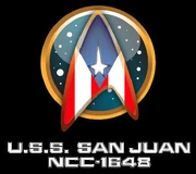 USS San Juan mission patch.
