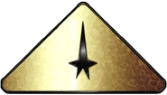 USS Yorktown Command division insignia shown.