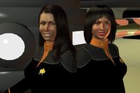 Bridget and  in 2377.