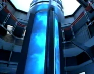 The warp core of an Intrepid-class starship