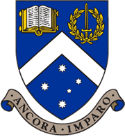 Monash University's contemporary coat of arms
