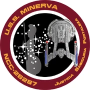 USS Minerva (NCC-26287) mission patch.