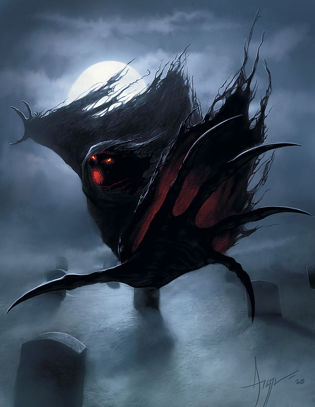 Featured image of post Dread Wraith Pathfinder This ghostly creature is little more than a dark shape with two flickering pinpoints of light where its eyes should be