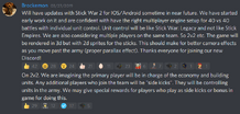 Screenshot of Brockemon's update on Stick War II for mobile in the Official Discord Server for the Stick War Series.png