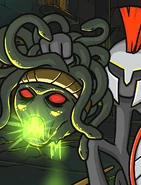 The Spearton killed Medusa's profile in Stick War: Saga.
