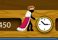 King Zarek in victory screen.