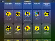 Achievement screen