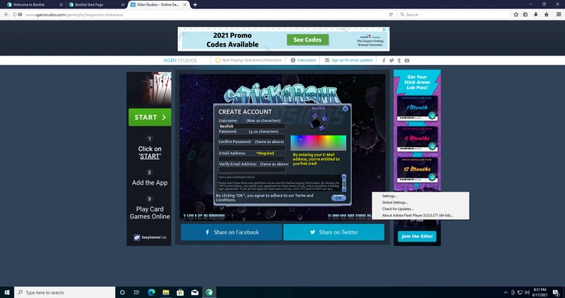 Playing Flash Content | Stick Arena Wiki | Fandom