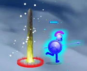 A ghost Spearton spawned by Tower Spawn I