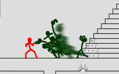 Mr Red vs Mr Green Stickman - FlipAnim