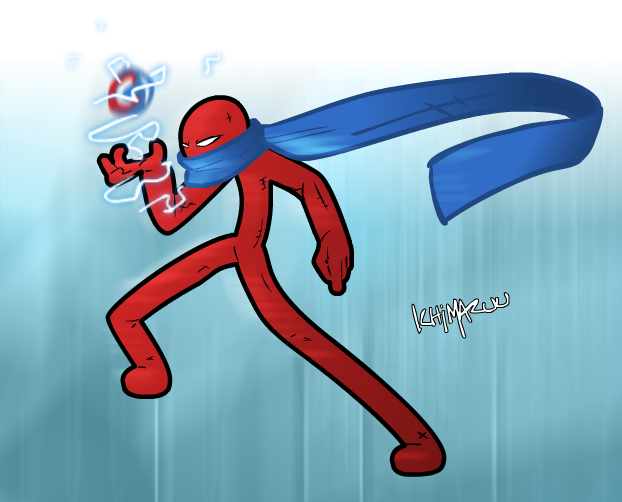 Stick man, stick fight' Bandana