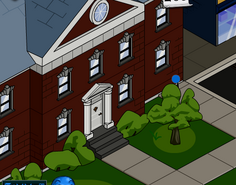 The Mansion appearing in Stick RPG 2. (outside view)