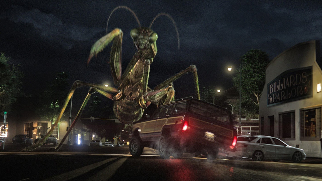 giant praying mantis movie