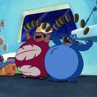Frenchfry Episode Stitch Database Wiki Fandom This is experiment 625, eating a large sub sandwich of some sort, he gets a really nice big round belly. frenchfry episode stitch database
