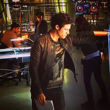 Cameron looking very much alive in this BTS shot from Season 2!