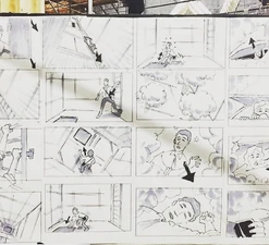 BTS S1 Storyboard of the episode Fire in the Hole