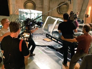 Shooting the 'final' scene.
