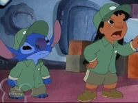 Lilo as a plumber