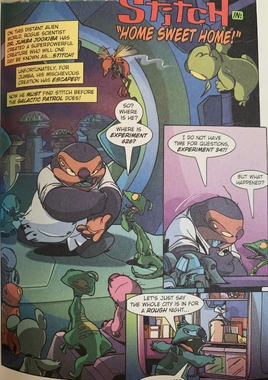 Jumba talking to Experiment 347