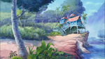 Lilo & Stitch The Series - Lilo's house in a distant shot