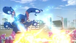 Stitch destroying the Jaboodie army after gaining control of his metamorphosis programming