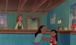 Lilo & Stitch - 626 sees the Pelekai sisters for the first time