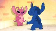 Lilo & Stitch The Series - Angel - Stitch meeting Angel