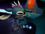 Stitch - Experiment 626 - Cutscene 4 - 621 reaches for the jet pack