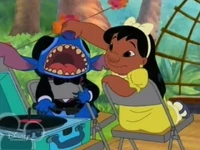 Lilo at Pleakley's wedding