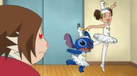 Yuna in a tutu
