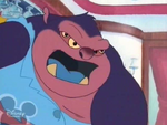 Jumba devolved into an early ancestor of his species