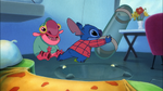 Lilo & Stitch The Series - Nosy - Stitch grabbing a capsule