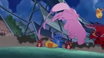 Angel is missing her back marking entirely in the film