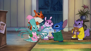 Lilo & Stitch The Series - Dupe - Stitch's cousins attending Lilo's slumber party 3