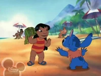 Lilo in a bathing suit