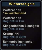 Winterereignis-UI