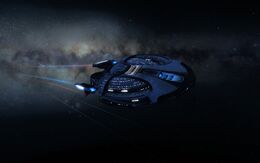 Long Range Science Vessel Refit at warp