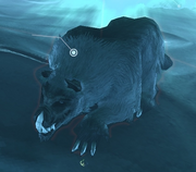 A Mature Jackal Mastiff attacks.