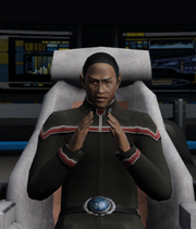 Tuvok aboard Voyager