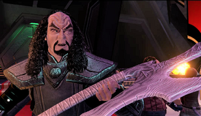 Martok wields the Sword throughout the .