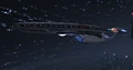 A Regent class Cruiser visible from Starship Requisitions