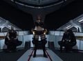 Leeta on the bridge of the Enterprise